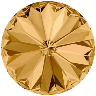 Swarovski Chatons Round Stones Rivoli (1122) Light Colorado Topaz - Bluestreak Crystals