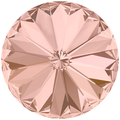 Swarovski Chatons Round Stones Rivoli (1122) Vintage Rose - Bluestreak Crystals