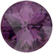 Swarovski Chatons Round Stones Rose Cut (1401) Amethyst Ignite UNFOILED - Bluestreak Crystals