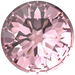 Swarovski Chatons Round Stones Rose Cut (1401) Light Rose Ignite UNFOILED - Bluestreak Crystals