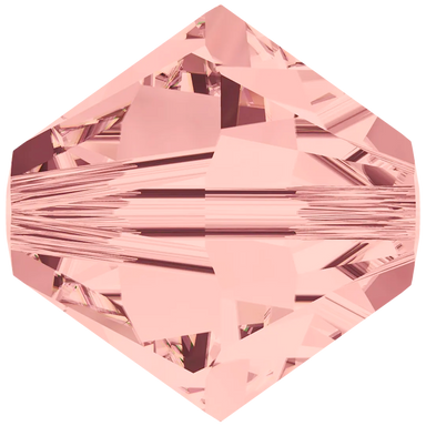 Swarovski Crystal Beads Bicone (5328) Blush Rose - Bluestreak Crystals