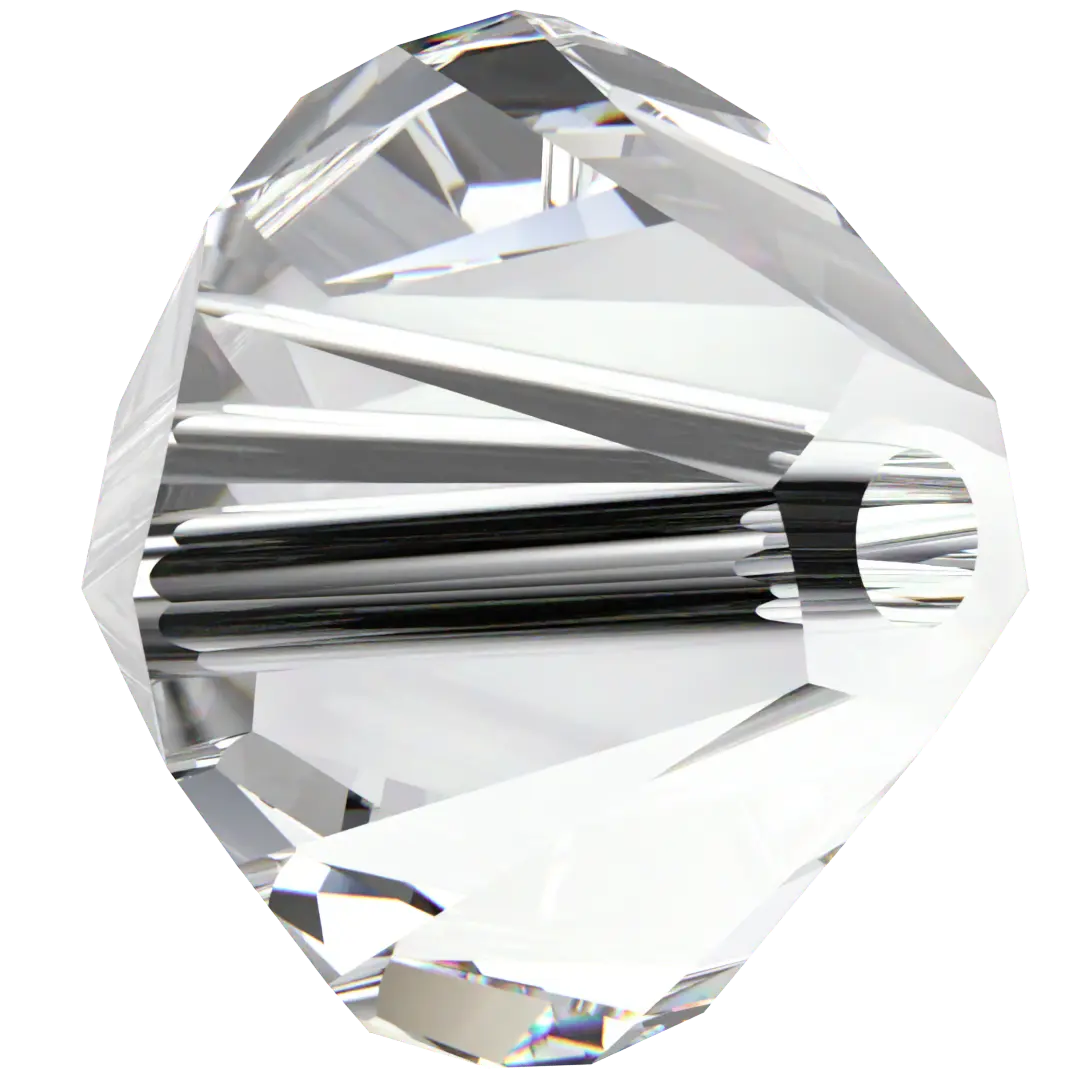 Swarovski Crystal Beads Bicone (5328) Crystal - Bluestreak Crystals