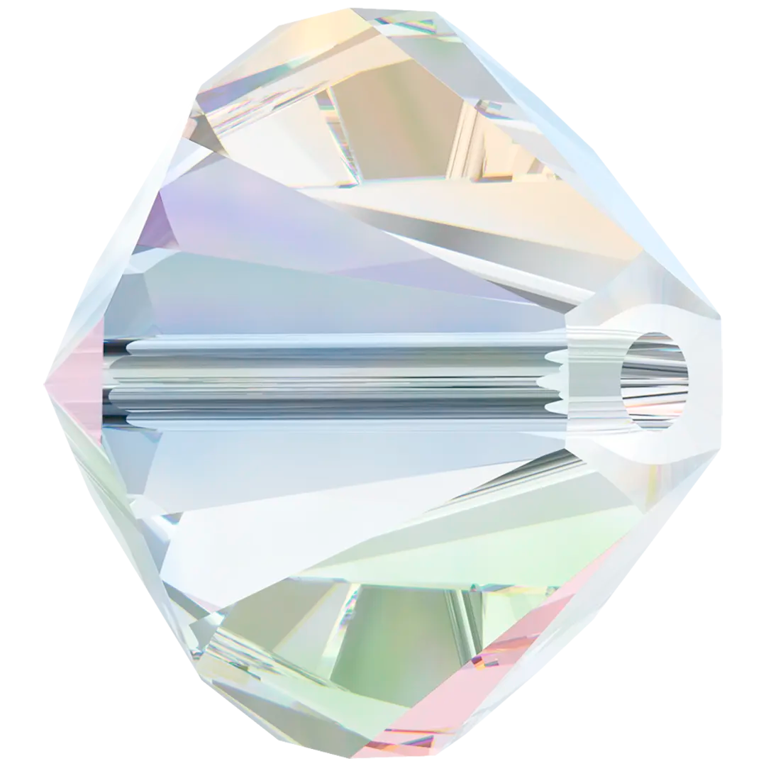 Swarovski Crystal Beads Bicone (5328) Crystal AB - Bluestreak Crystals