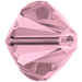 Swarovski Crystal Beads Bicone (5328) Crystal Antique Pink - Bluestreak Crystals