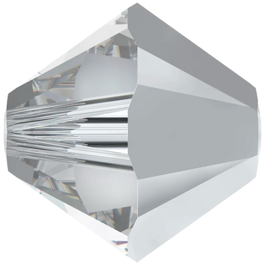 Swarovski Crystal Beads Bicone (5328) Crystal Comet Argent Light - Bluestreak Crystals
