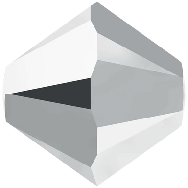 Swarovski Crystal Beads Bicone (5328) Crystal Light Chrome 2X - Bluestreak Crystals