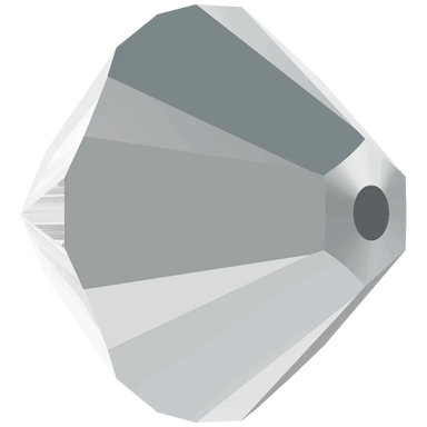 Swarovski Crystal Beads Bicone (5328) Crystal Light Chrome - Bluestreak Crystals