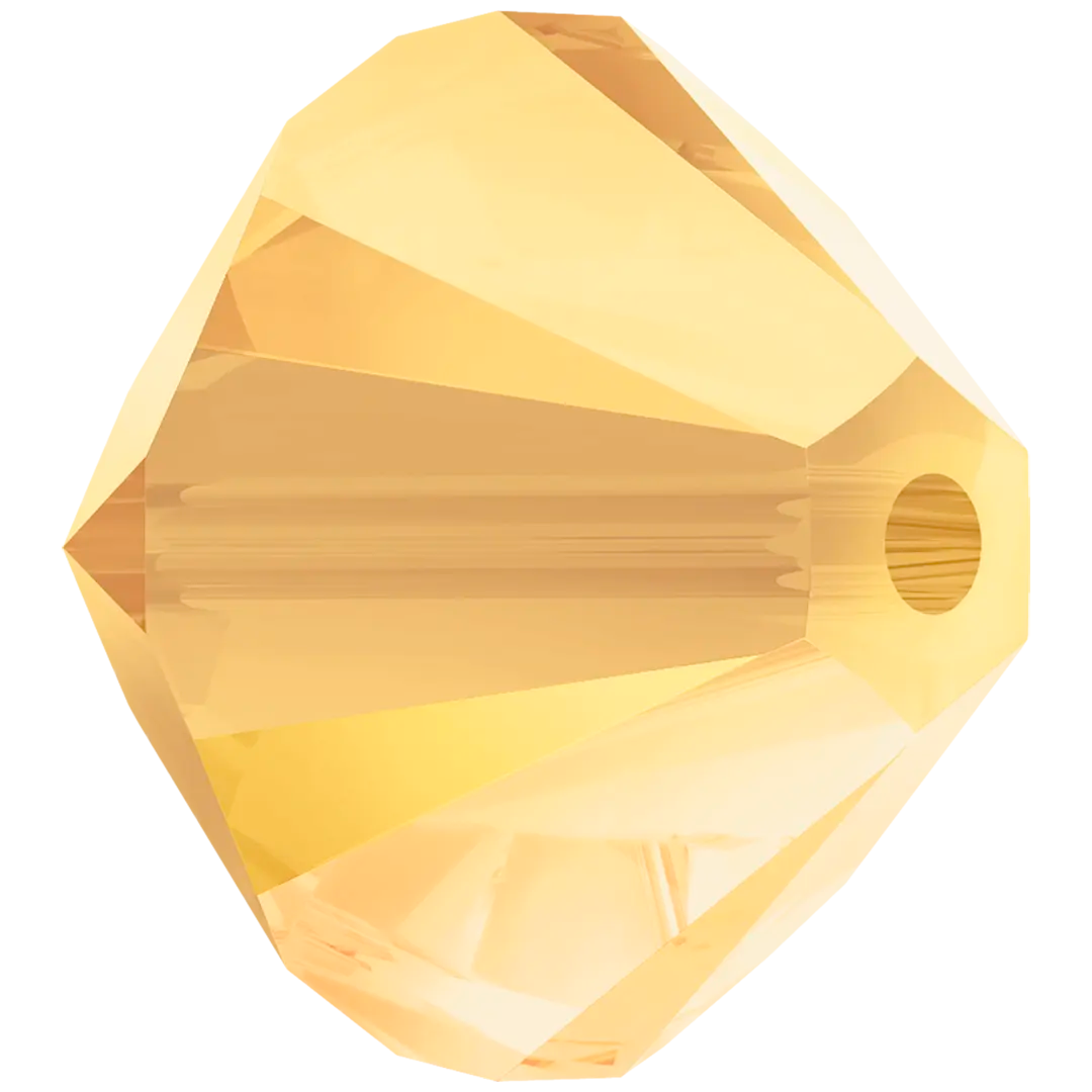 Swarovski Crystal Beads Bicone (5328) Crystal Metallic Sunshine - Bluestreak Crystals