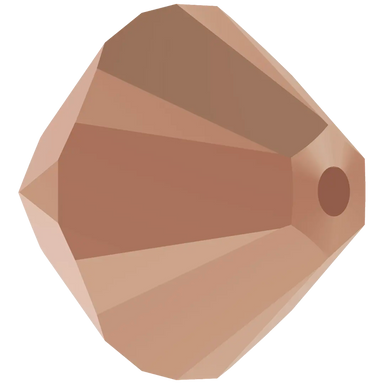 Swarovski Crystal Beads Bicone (5328) Crystal Rose Gold 2X - Bluestreak Crystals