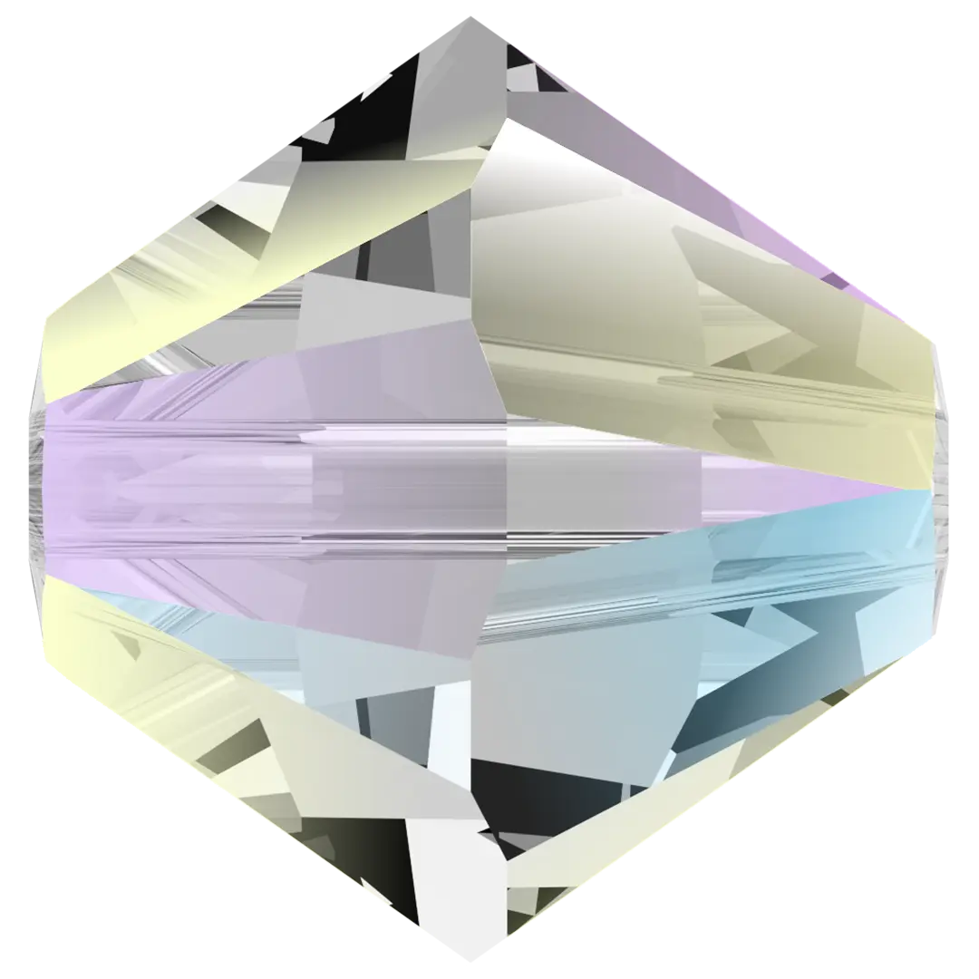 Swarovski Crystal Beads Bicone (5328) Crystal Shimmer 2X - Bluestreak Crystals