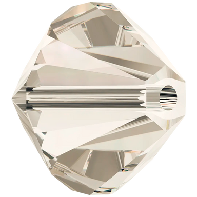 Swarovski Crystal Beads Bicone (5328) Crystal Silver Shade - Bluestreak Crystals