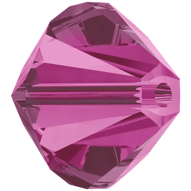 Swarovski Crystal Beads Bicone (5328) Fuchsia - Bluestreak Crystals