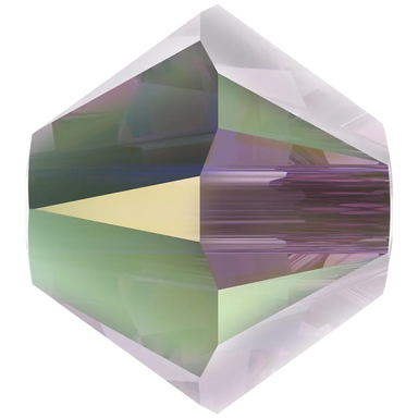Swarovski Crystal Beads Bicone (5328) Iris AB 2X - Bluestreak Crystals