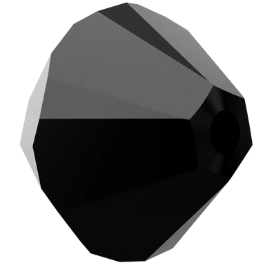 Swarovski Crystal Beads Bicone (5328) Jet - Bluestreak Crystals