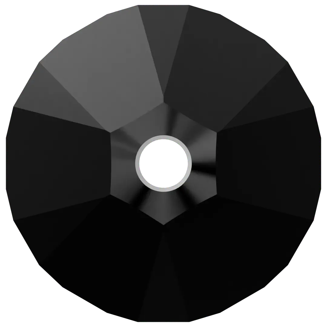 Swarovski Crystal Beads Bicone (5328) Jet - Bluestreak Crystals