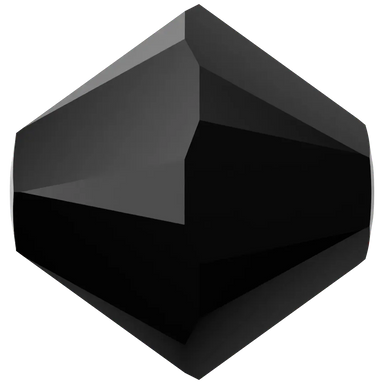 Swarovski Crystal Beads Bicone (5328) Jet - Bluestreak Crystals