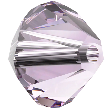Swarovski Crystal Beads Bicone (5328) Light Amethyst - Bluestreak Crystals