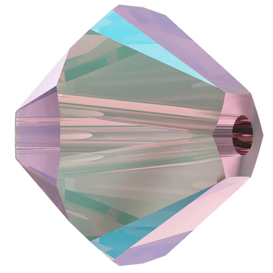 Swarovski Crystal Beads Bicone (5328) Light Amethyst Shimmer 2X - Bluestreak Crystals
