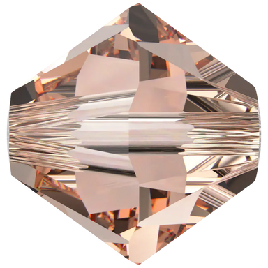 Swarovski Crystal Beads Bicone (5328) Light Peach - Bluestreak Crystals