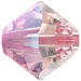 Swarovski Crystal Beads Bicone (5328) Light Rose Shimmer - Bluestreak Crystals