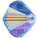Swarovski Crystal Beads Bicone (5328) Light Sapphire AB - Bluestreak Crystals