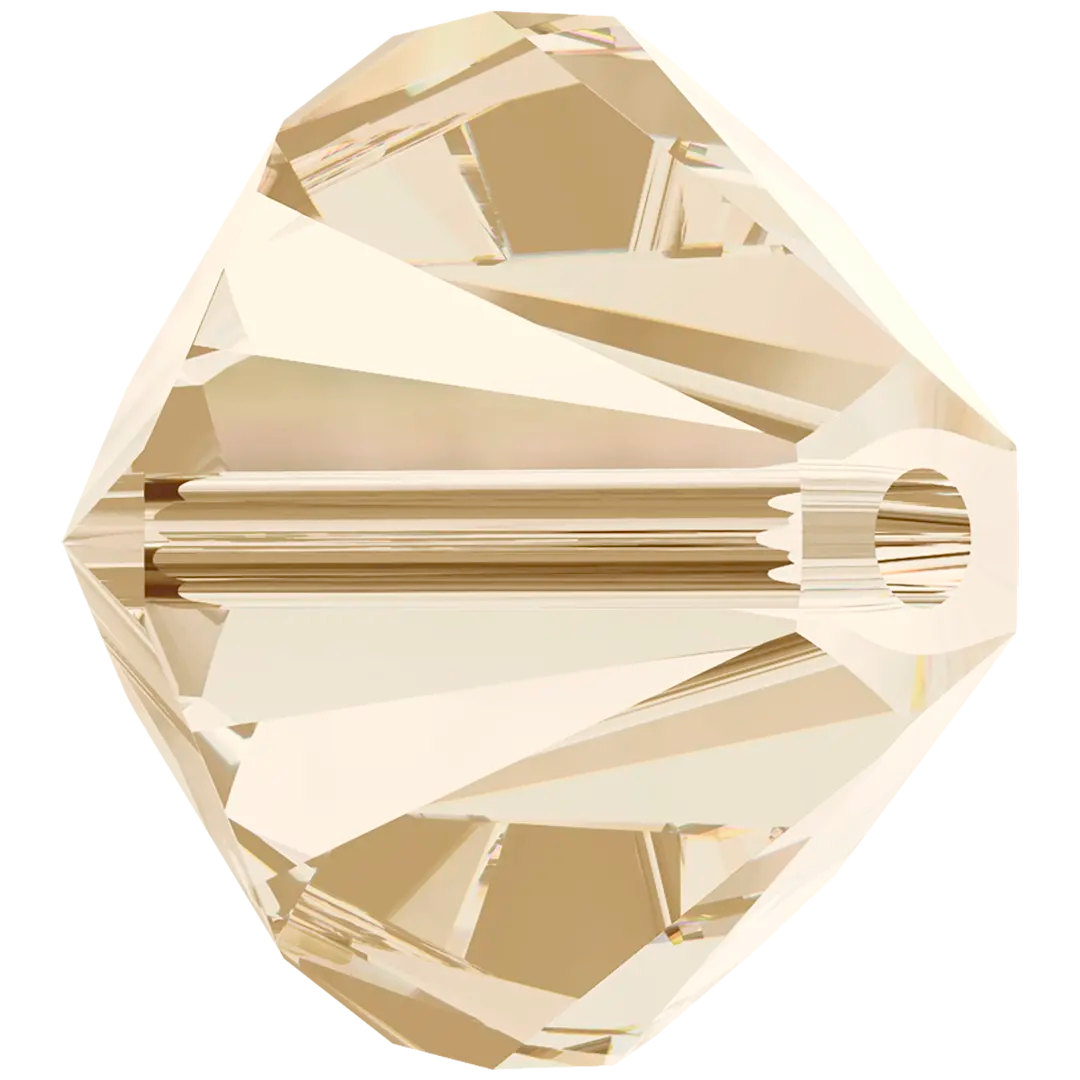Swarovski Crystal Beads Bicone (5328) Light Silk - Bluestreak Crystals