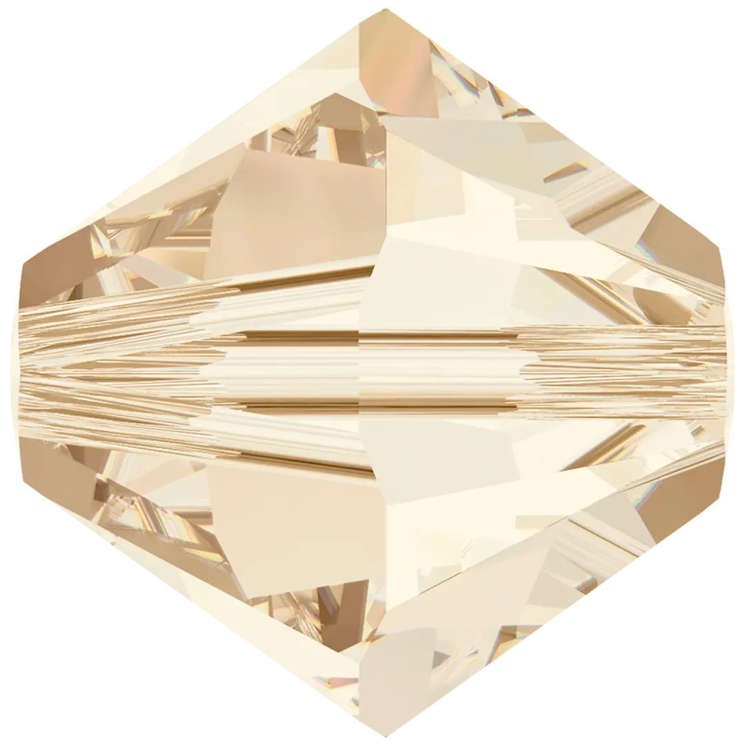 Swarovski Crystal Beads Bicone (5328) Light Silk - Bluestreak Crystals