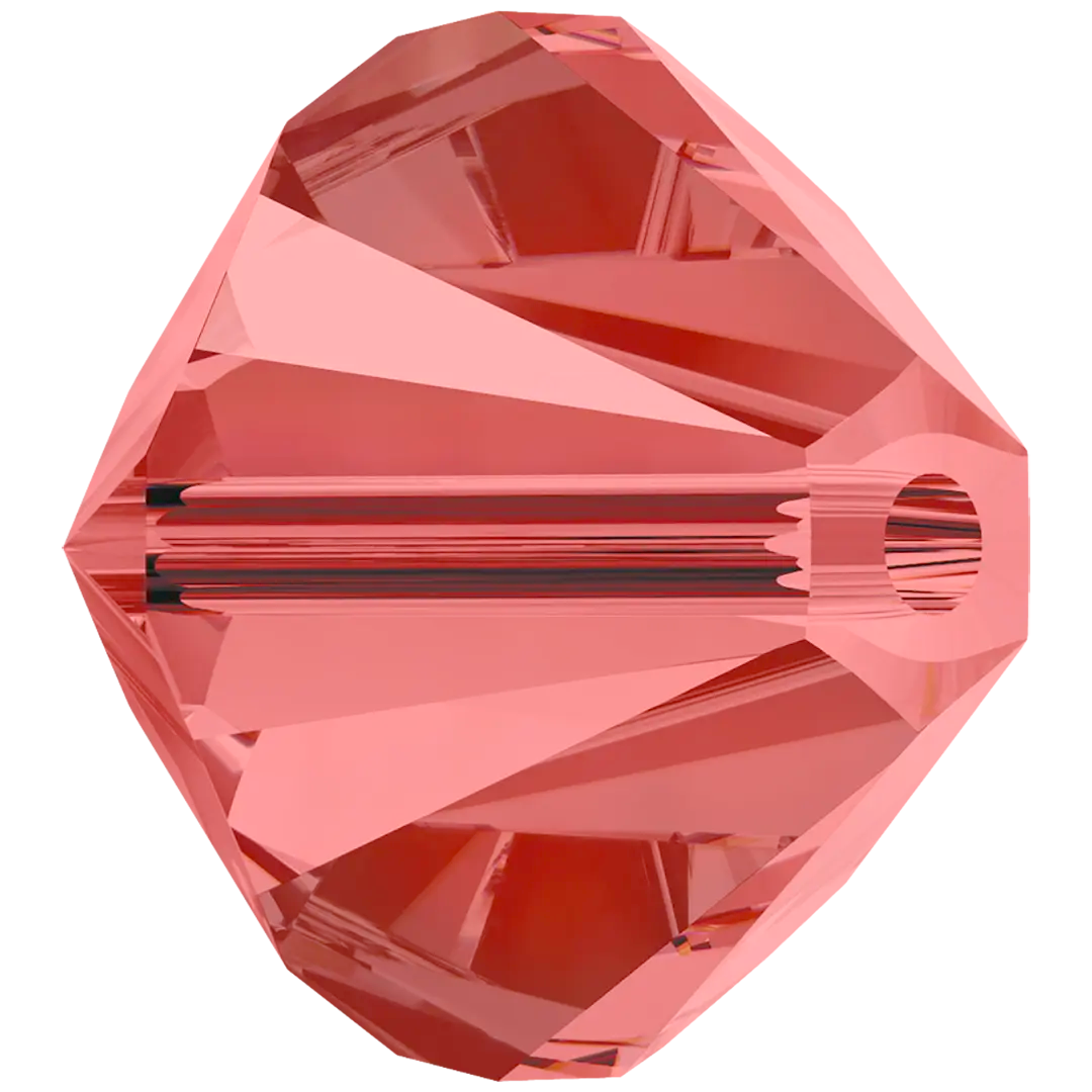Swarovski Crystal Beads Bicone (5328) Padparadscha - Bluestreak Crystals