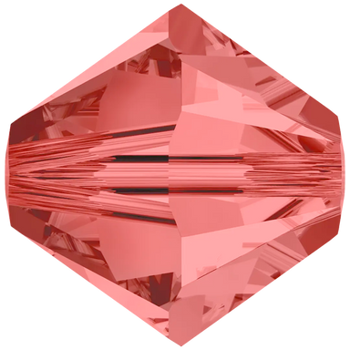 Swarovski Crystal Beads Bicone (5328) Padparadscha - Bluestreak Crystals