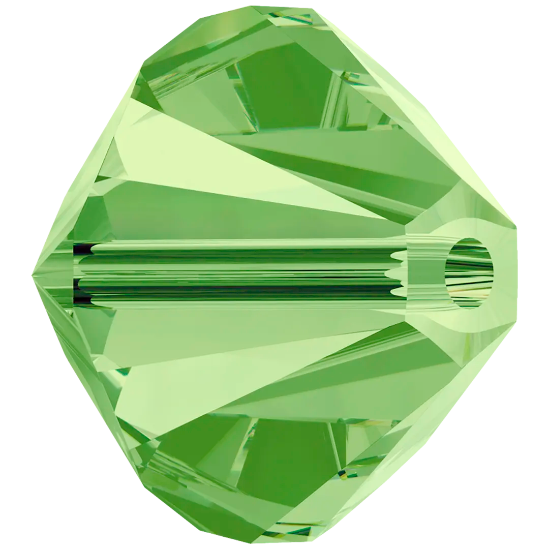 Swarovski Crystal Beads Bicone (5328) Peridot - Bluestreak Crystals