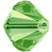 Swarovski Crystal Beads Bicone (5328) Peridot - Bluestreak Crystals