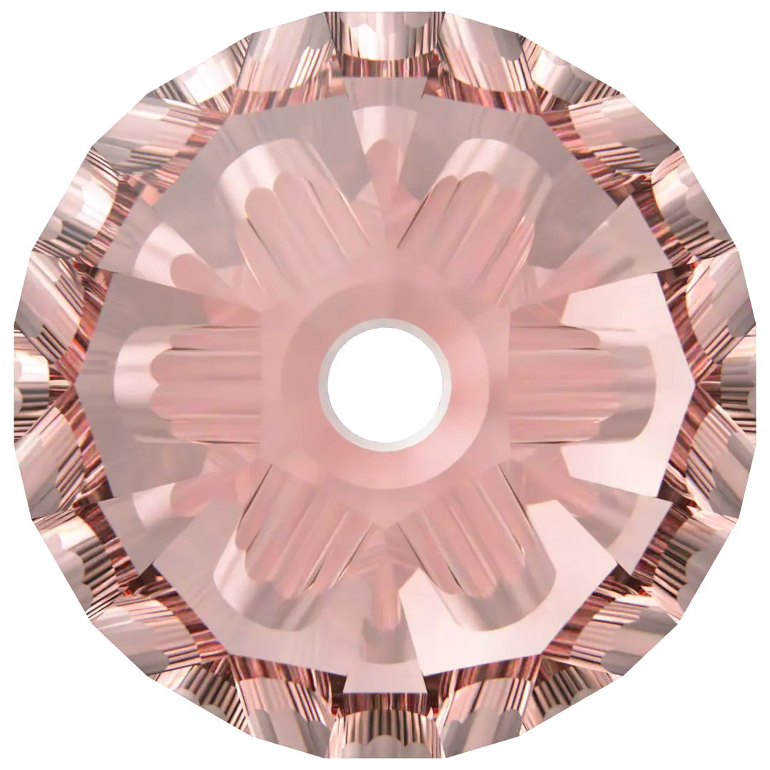 Serinity Crystal Beads Bicone (5328) Rose Peach - Bluestreak Crystals