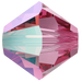 Swarovski Crystal Beads Bicone (5328) Rose Shimmer - Bluestreak Crystals
