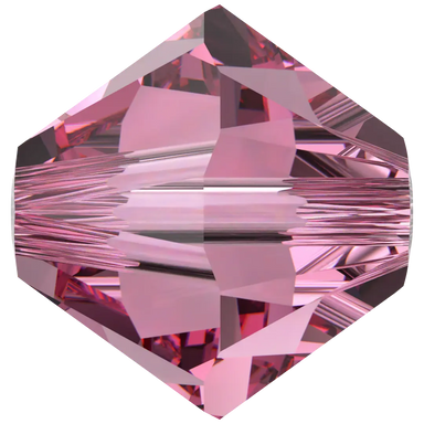 Swarovski Crystal Beads Bicone (5328) Rose - Bluestreak Crystals