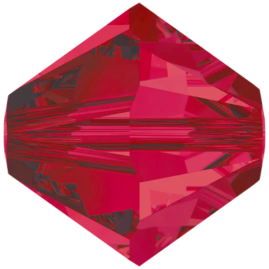 Swarovski Crystal Beads Bicone (5328) Ruby - Bluestreak Crystals