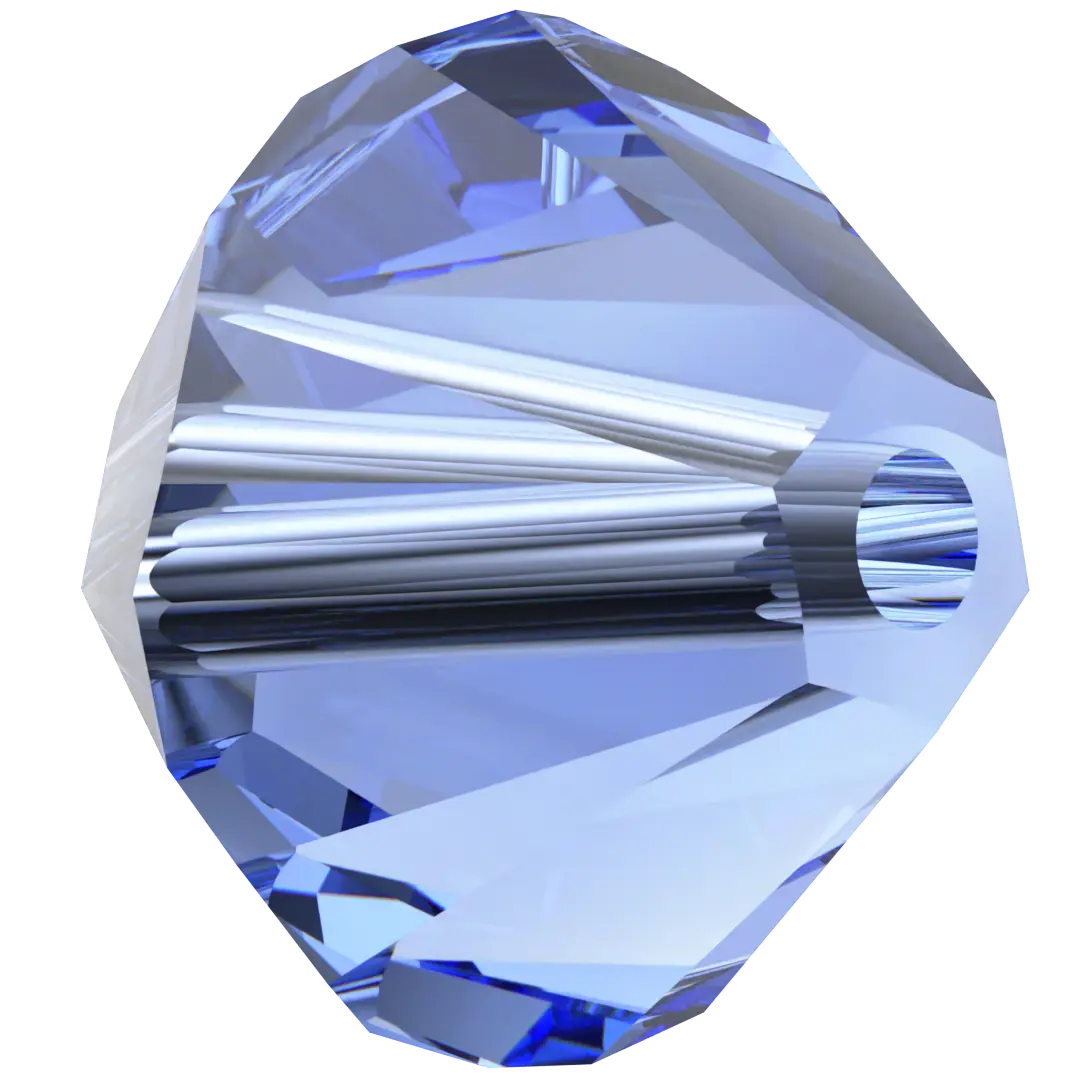 Swarovski Crystal Beads Bicone (5328) Sapphire - Bluestreak Crystals
