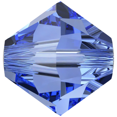 Swarovski Crystal Beads Bicone (5328) Sapphire - Bluestreak Crystals