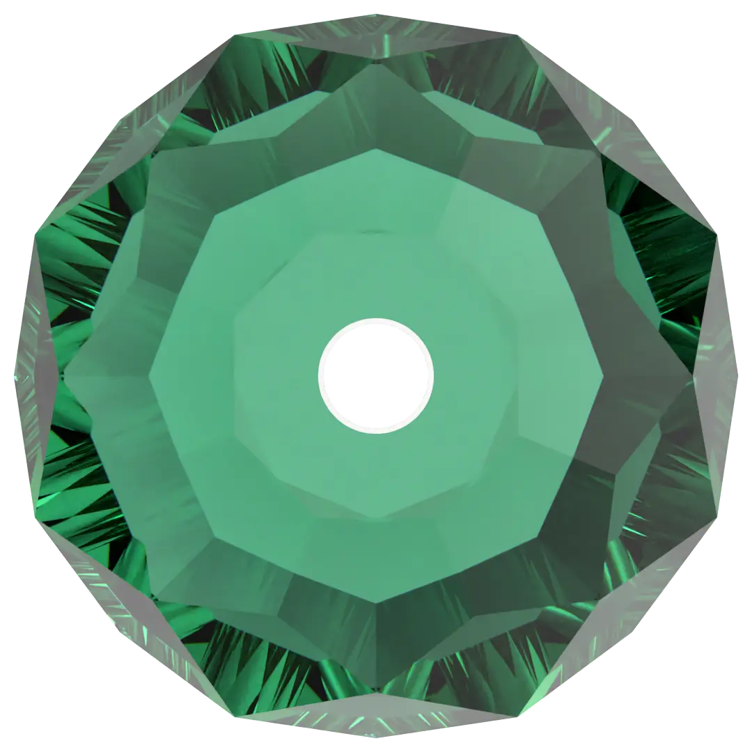 Serinity Crystal Beads Briolette (5040) Majestic Green - Bluestreak Crystals