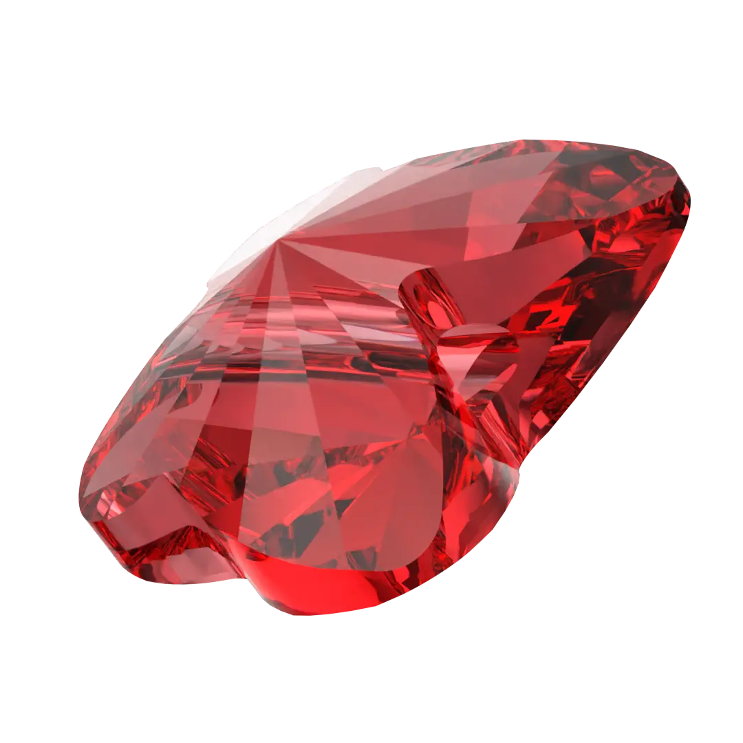 Swarovski Crystal Beads Butterfly (5754) Light Siam - Bluestreak Crystals