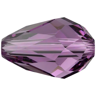 Serinity Crystal Beads Drop (5500) Amethyst - Bluestreak Crystals