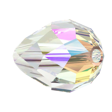 Swarovski Crystal Beads Drop (5500) Crystal Shimmer 2X - Bluestreak Crystals