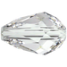 Swarovski Crystal Beads Drop (5500) Crystal - Bluestreak Crystals