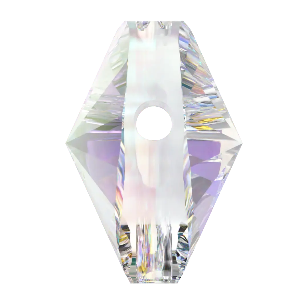 Swarovski Crystal Beads Heart (5742) Crystal AB - Bluestreak Crystals