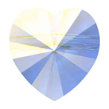 Swarovski Crystal Beads Heart (5742) Crystal AB - Bluestreak Crystals