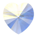 Swarovski Crystal Beads Heart (5742) Crystal AB - Bluestreak Crystals