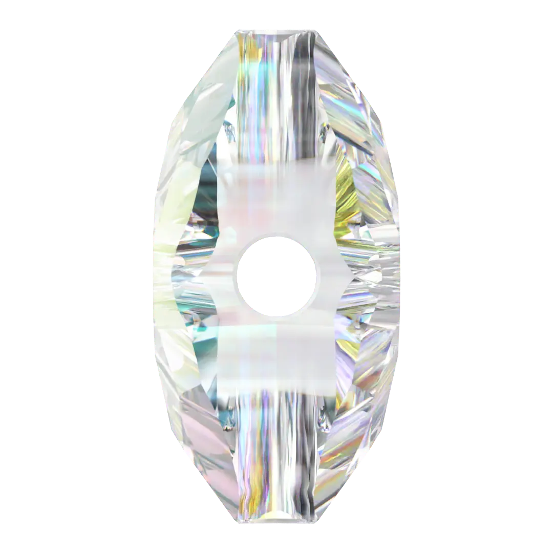 Swarovski Crystal Beads Love (5741) Crystal AB - Bluestreak Crystals