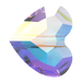 Swarovski Crystal Beads Love (5741) Crystal AB - Bluestreak Crystals