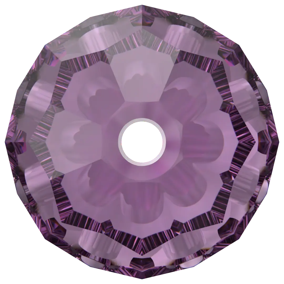 Swarovski Crystal Beads Round (5000) Amethyst - Bluestreak Crystals
