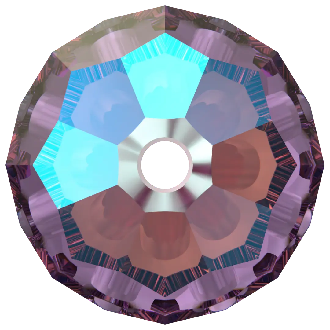 Swarovski Crystal Beads Round (5000) Amethyst Shimmer - Bluestreak Crystals