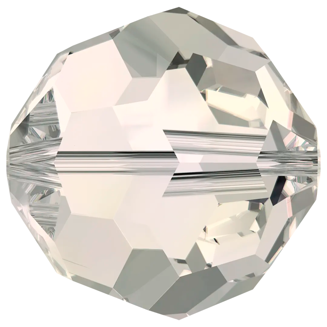 Swarovski Crystal Beads Round (5000) Crystal Moonlight - Bluestreak Crystals